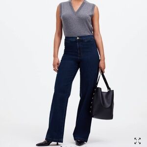 Madewell Curvy Emmett Wide Leg Jean 26